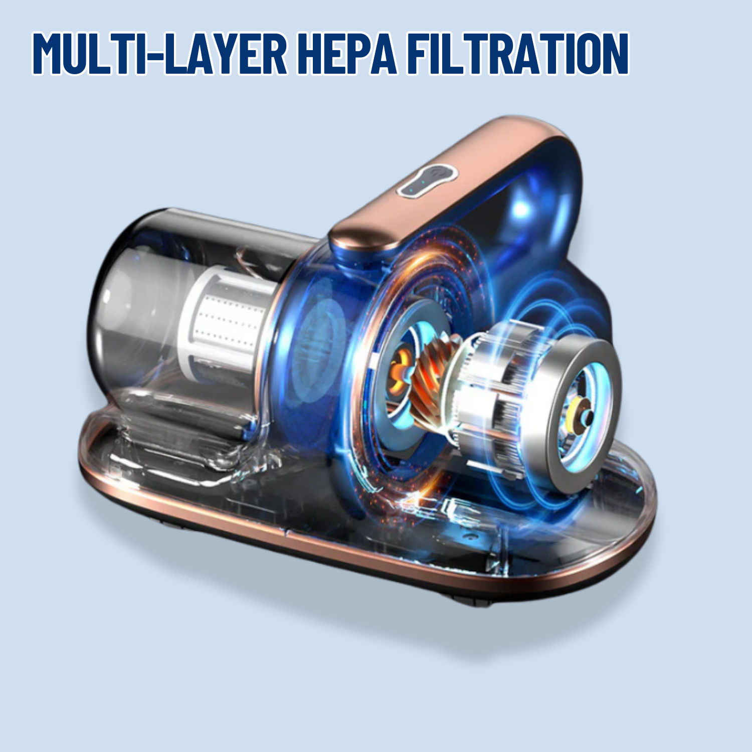 HelioMD Allervac Bed Vacuum - Allergen Removal