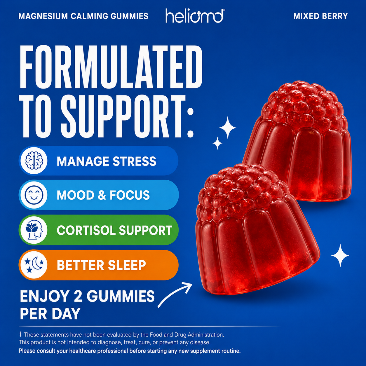 HelioMD Magnesium Calming Gummies