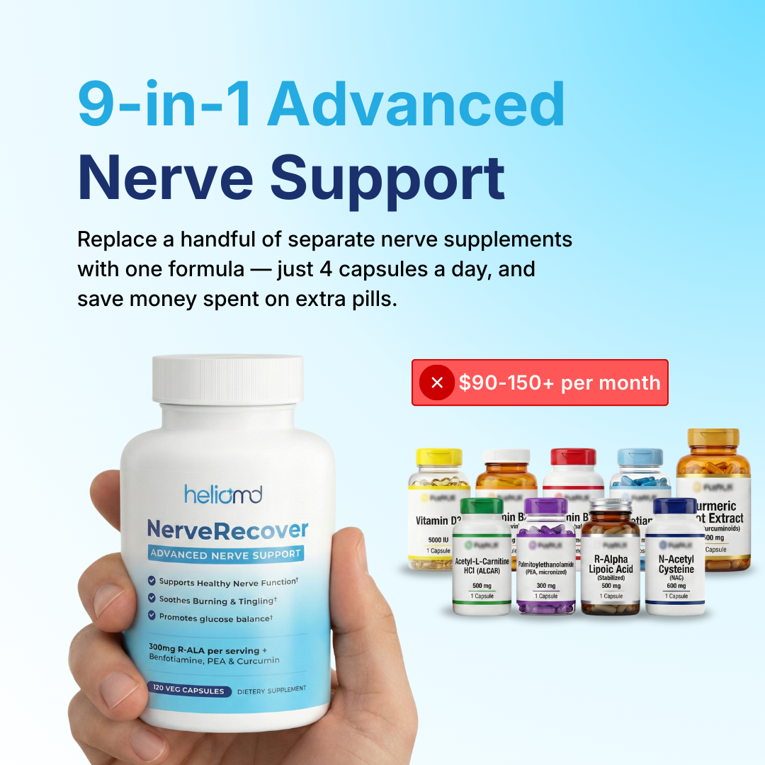 HelioMD NerveRecover™ Nerve Support Supplement